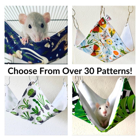Standard Rat Hammocks - Over 30 Fabrics!
